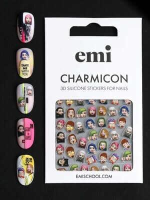 Charmicon 3D Silicone Stickers #203 Emoji
