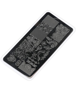 Stamping plate #4 Lace