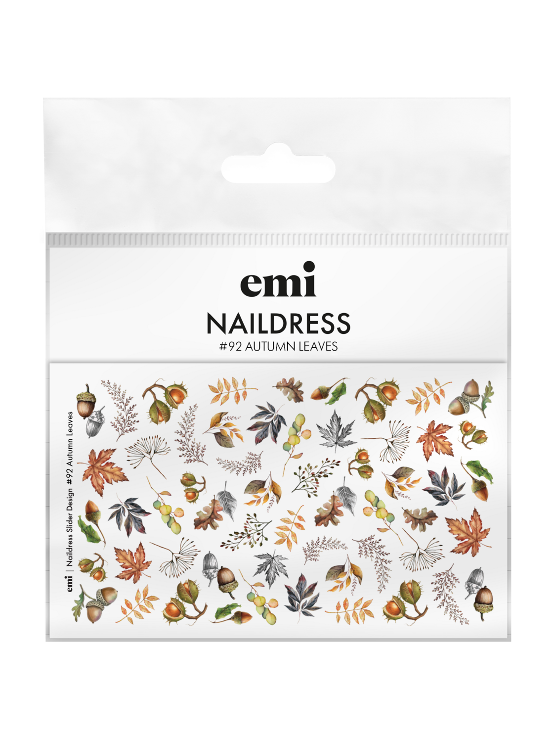 Naildress Slider Design #92 Autumn Leaves