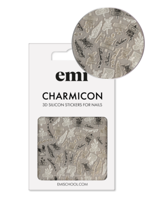 Charmicon 3D Silicone Stickers #229 Love letters