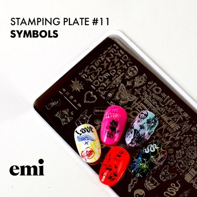 Stamping plate #11 Symbols