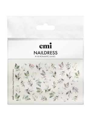 Naildress Slider Design #106 Romantic Leaves