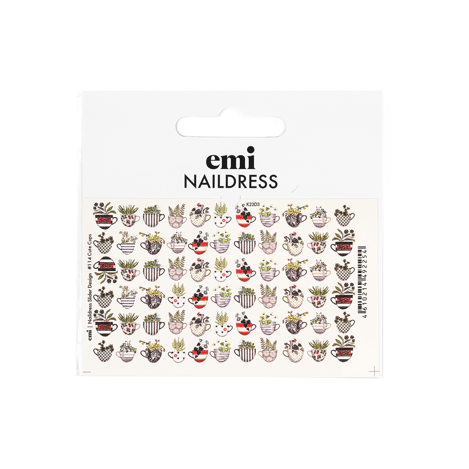 Naildress Slider Design #114 Cute cups