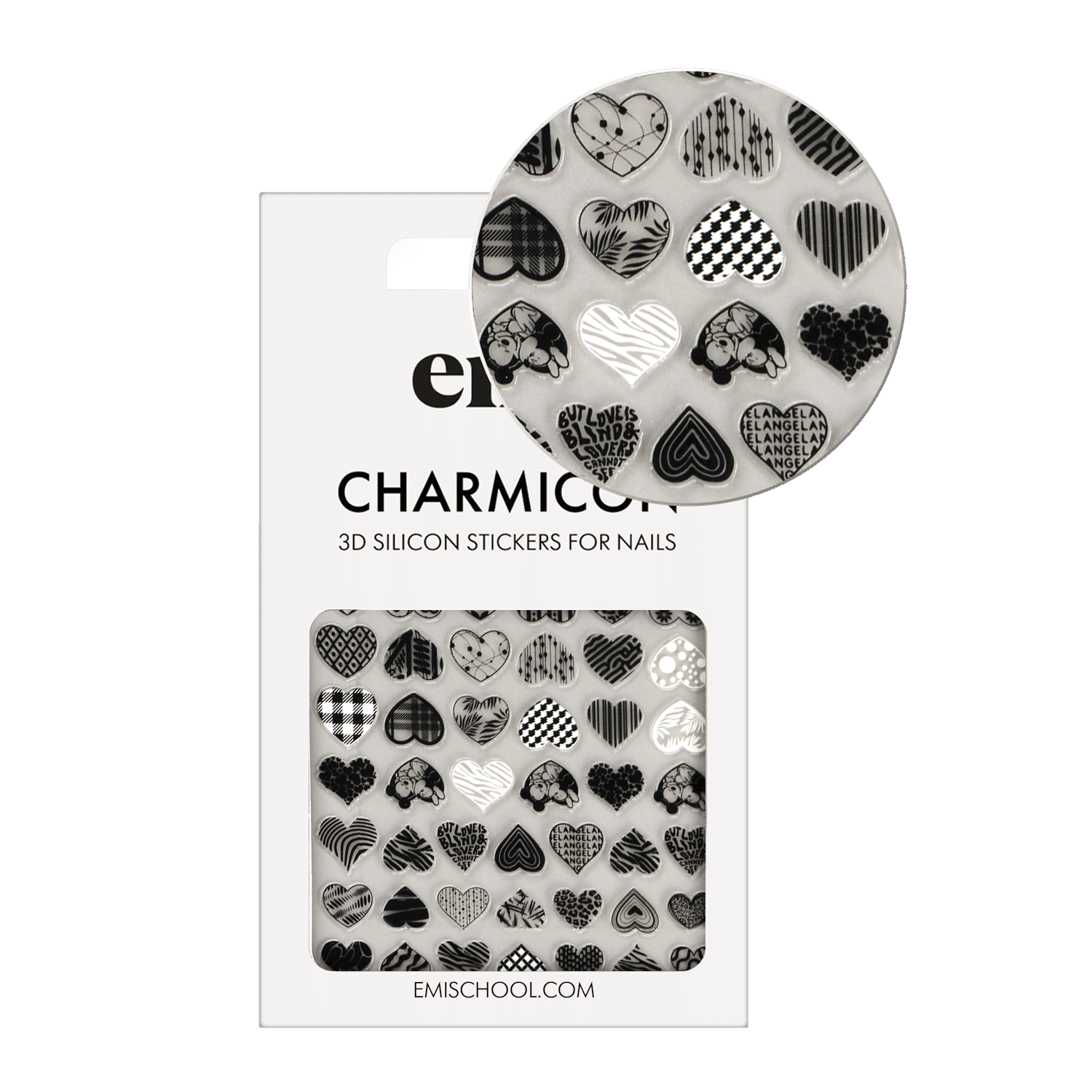 Charmicon 3D Silicone Stickers #245  Feelings