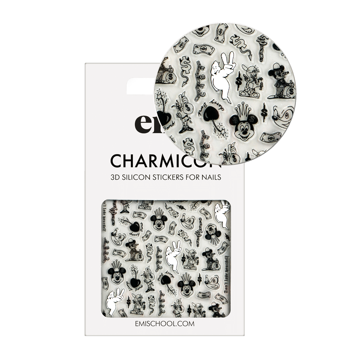 Charmicon 3D Silicone Stickers #247 ?omics