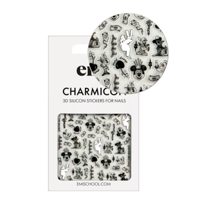 Charmicon 3D Silicone Stickers #247 ?omics
