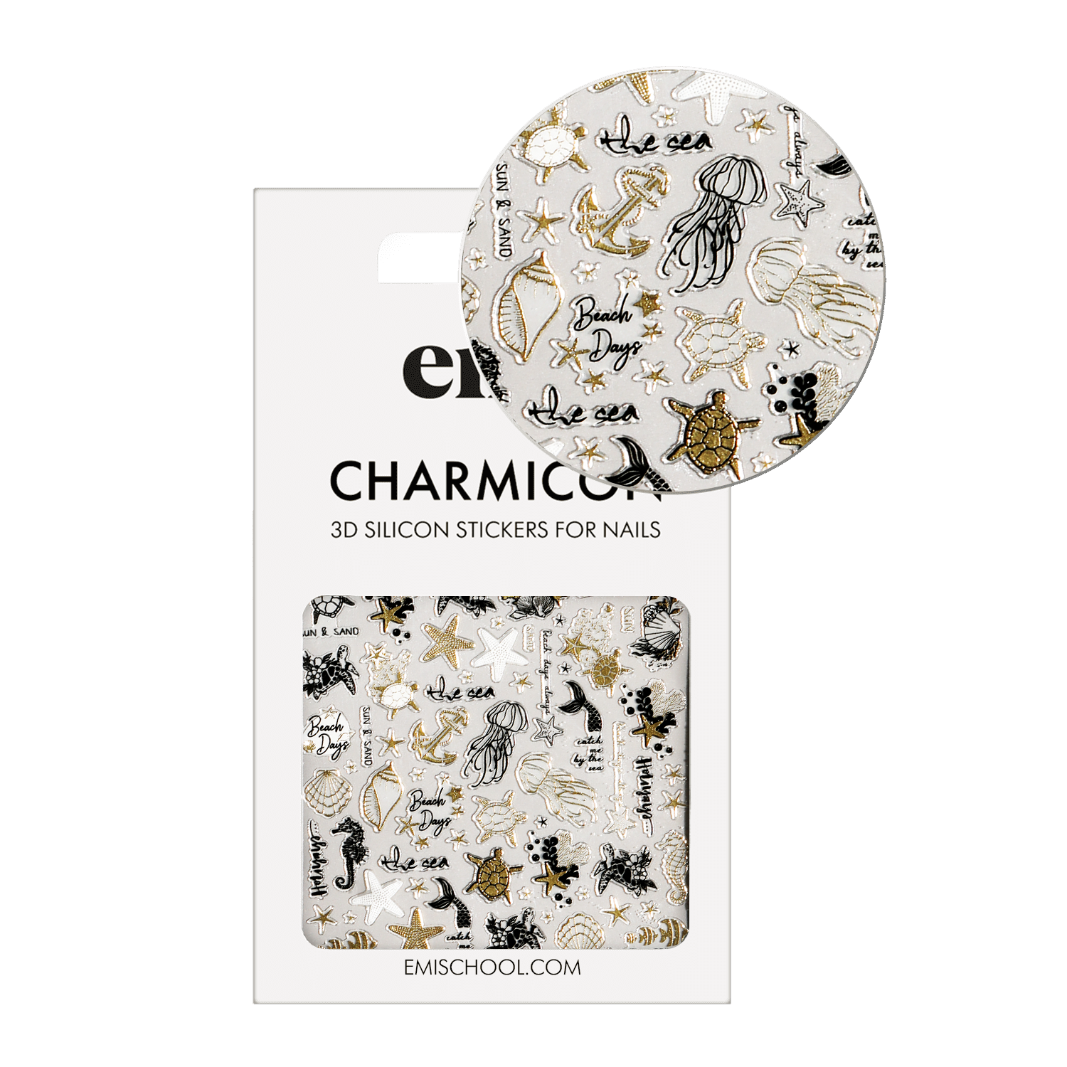 Charmicon 3D Silicone Stickers #251 Maldives