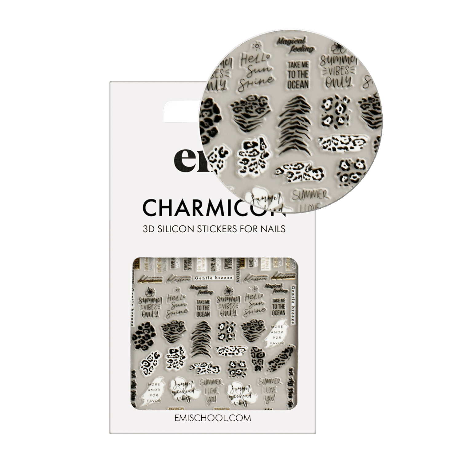 Charmicon 3D Silicone Stickers #252 Savanna