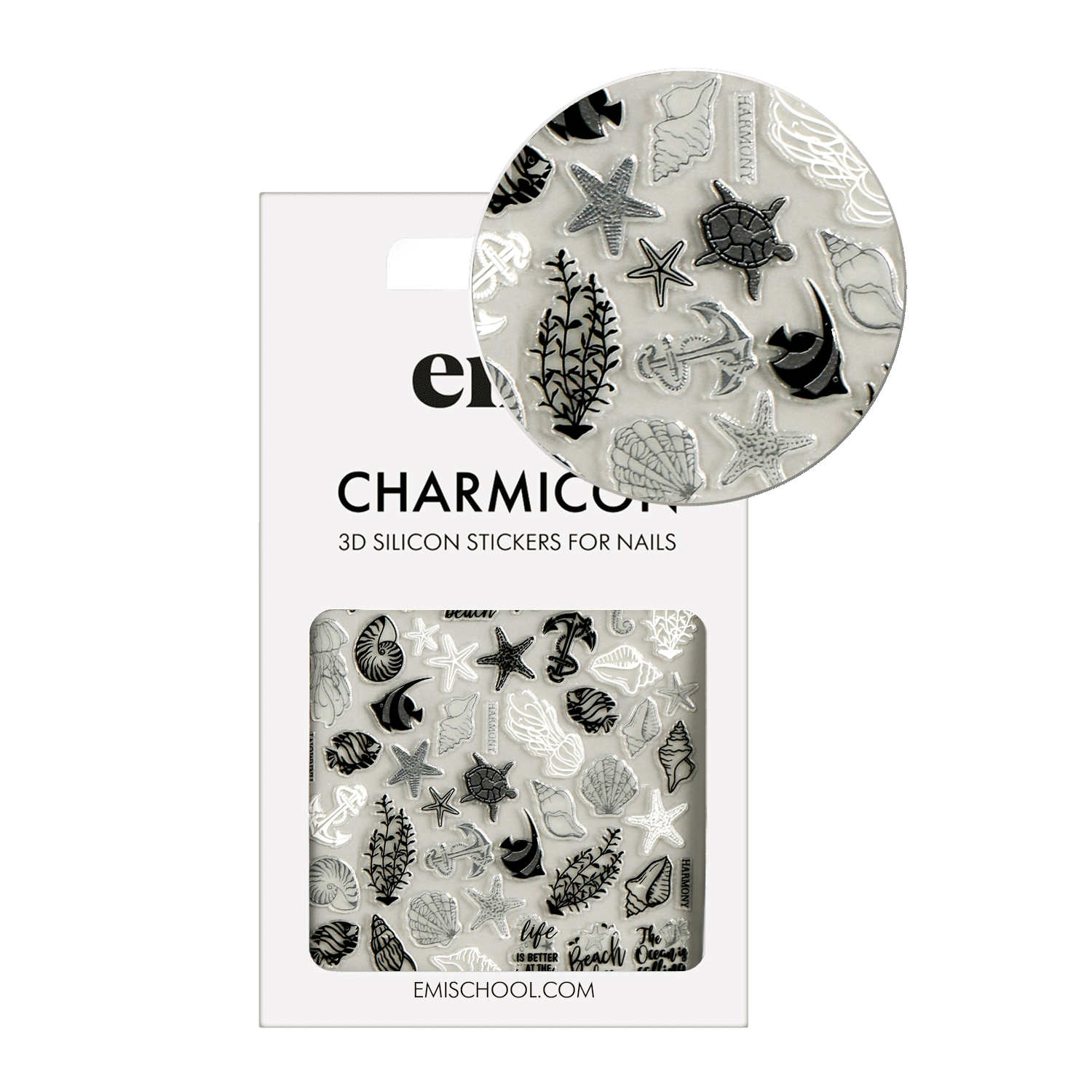 Charmicon 3D Silicone Stickers  #250 Reef