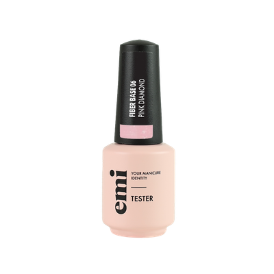TESTER E.MiLac Fiber Base Gel Pink Diamond #6, 7 ml.