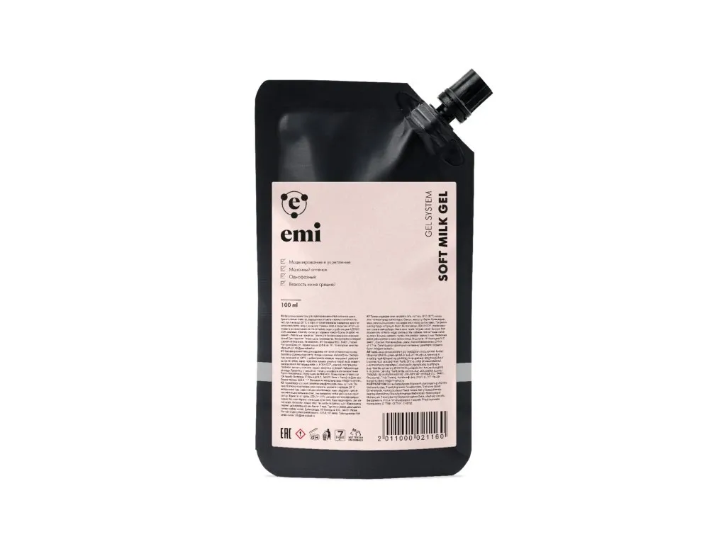 Soft Milk Gel in doypack with dispenser, 100 ml