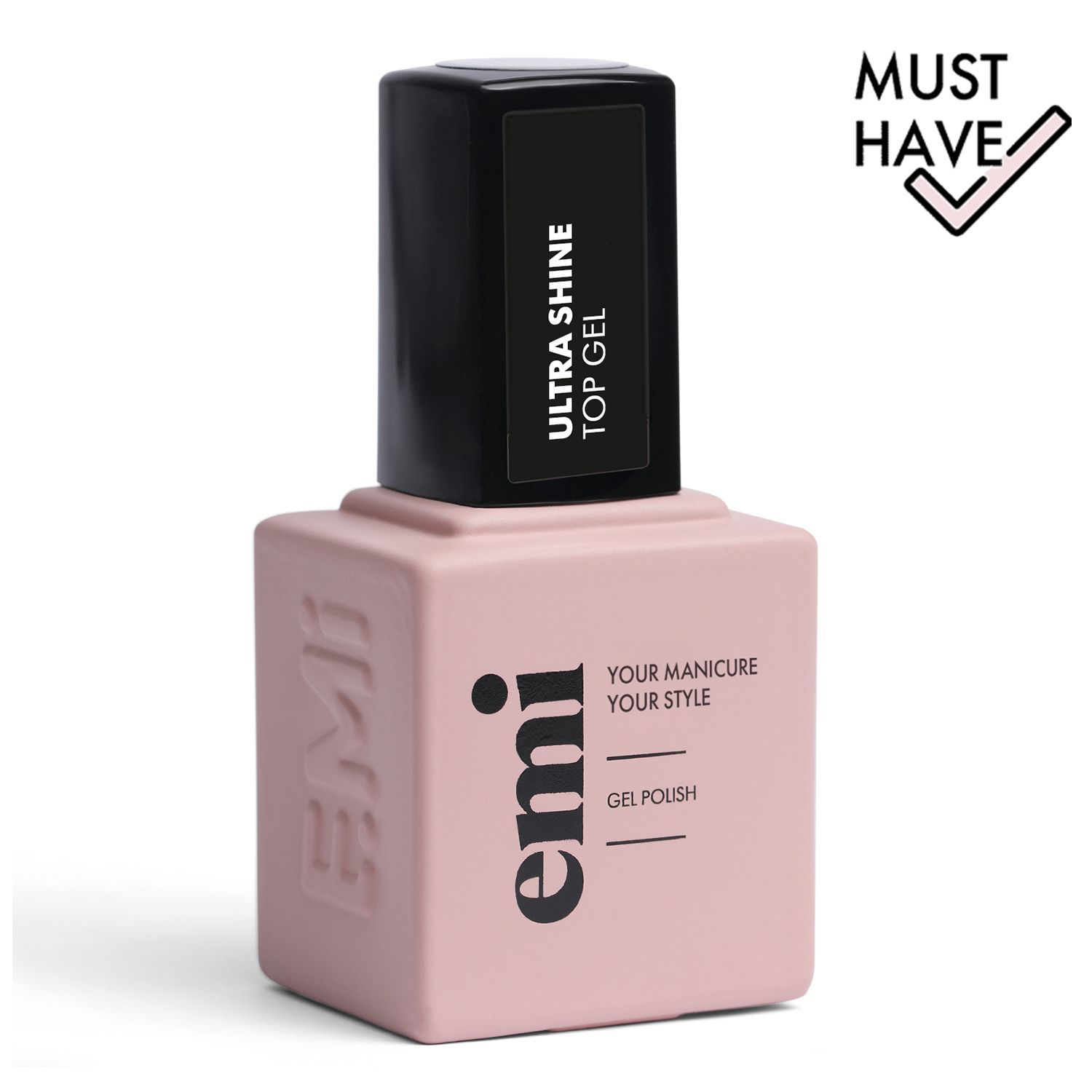 E.MiLac Ultra Shine Top Gel, 15 ml