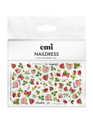 Naildress Slider Design #102 Strawberry Jam
