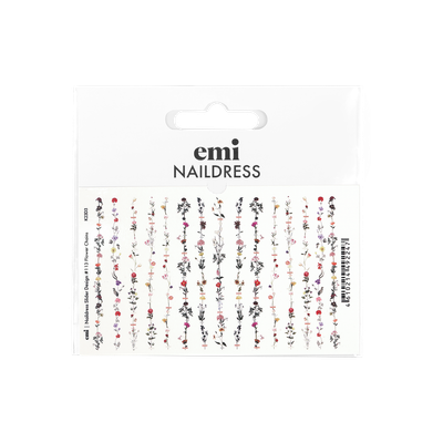 Naildress Slider Design #113 Flower chains