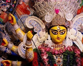 Goddess Durga - Matt Laminated Photo Frame