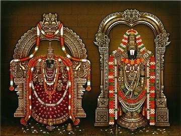 Lord Balaji and Goddess Padmavati Photo Frame