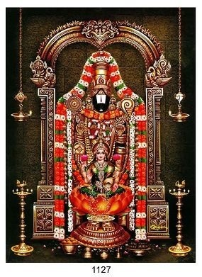 Lord Balaji & Goddess Lakshmi Photo Frame