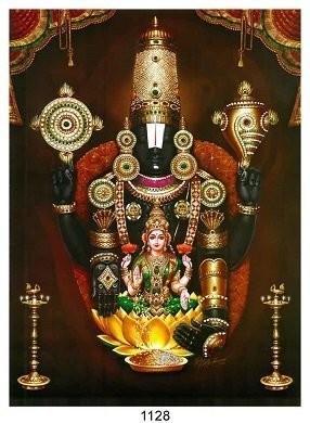 Lord Balaji & Goddess Lakshmi Photo Frame Lord Balaji & Goddess Lakshmi Photo Frame