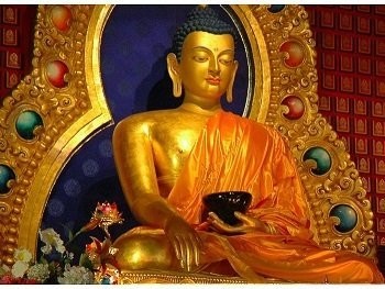 Lord Buddha Picture Print with Frame