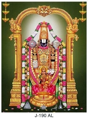 Lord Balaji & Goddess Lakshmi Photoframe Lord Balaji & Goddess Lakshmi Photoframe