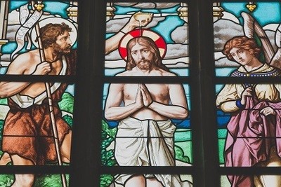 Lord Jesus Christ - Art Glass Picture with Frame