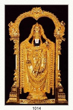 Lord Balaji Picture Print with Frame