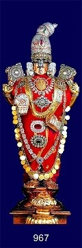 Lord Balaji Picture Print with Frame