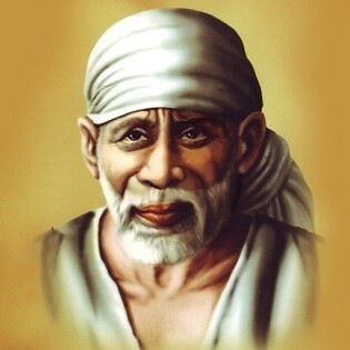 Lord Sai Baba - Matt Laminated Photo Frame