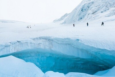 Glacier Picture Print with Frame