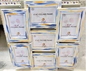 Collage Photo Frames 6 &quot; x 4 &quot; Size of 7 sets (Upload your Photos here)