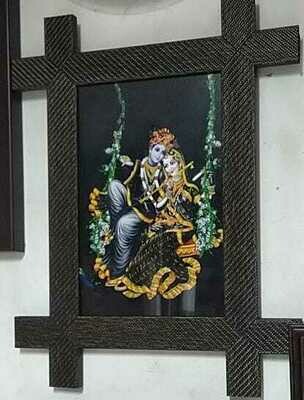 Lord Sri Krishna - Matt Laminated Photo Frame