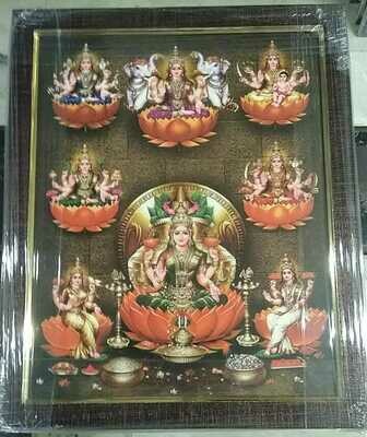 Goddess Lakshmi Devi Photo Frame