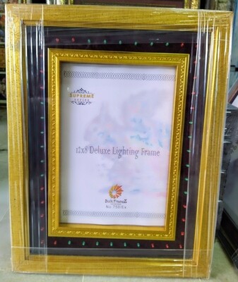 Personalized - 12&quot; x 8&quot; Glitter &amp; Lighting Photo Frames (Select Frame Size and Upload your Photo here)