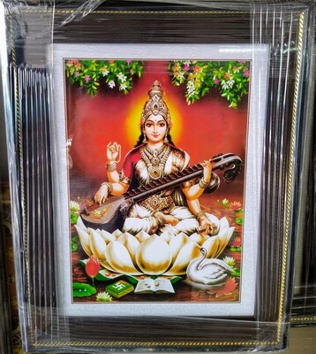 Goddess Saraswati Devi Photo Frame