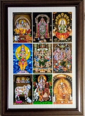 All in One Hindu God images - Photo Frames