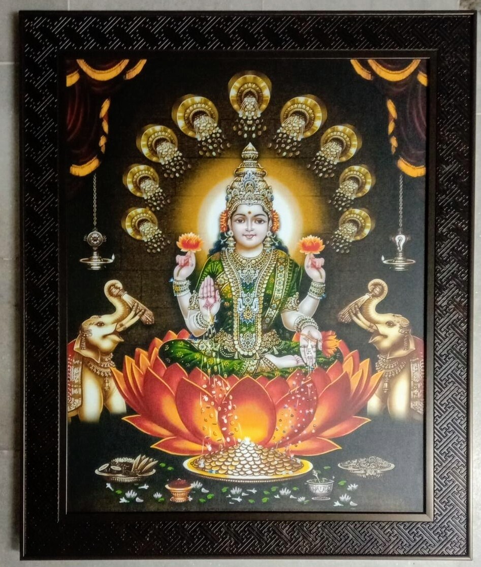 Goddess Lakshmi Devi Photo Frame