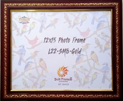 Personalized Photo Frames - Gold (Select Frame Size and Upload your Photo here)