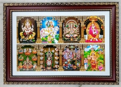 All in One Hindu God images - Photo Frames