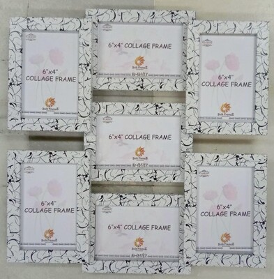 Collage Photo Frames 6&quot; x 4&quot; size of 7 Sets (Upload your Photos here)