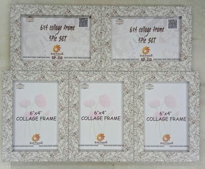Collage Photo Frames 6&quot; x 4&quot; size of 5 Sets (Upload your Photos here)