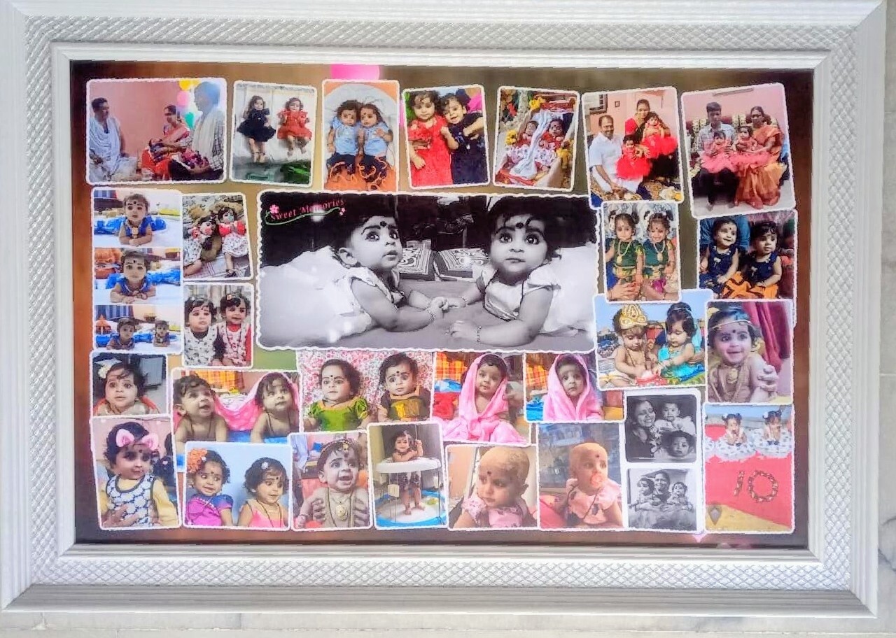 Personalized Mosaic Photo Frame (Select Frame Size and Upload your Photo here)