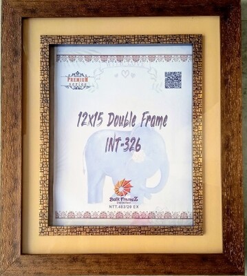Personalized Mount Photo Frames - Double (Select Frame Size and Upload your Photo here)