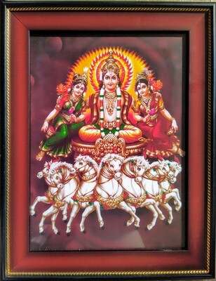 Lord Surya Photo Frame