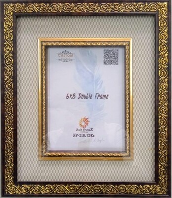 Personalized - 6&quot; x 8&quot;  Photo Frames - Double  (Select Frame Size and Upload your Photo here)