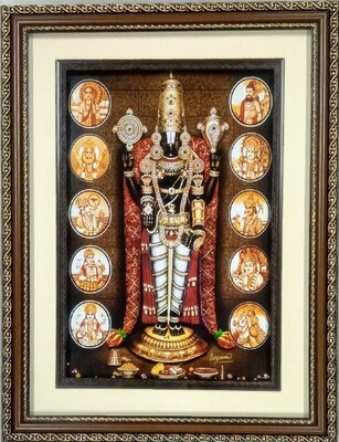 Lord Balaji Dashavatar - Double Photo Frame