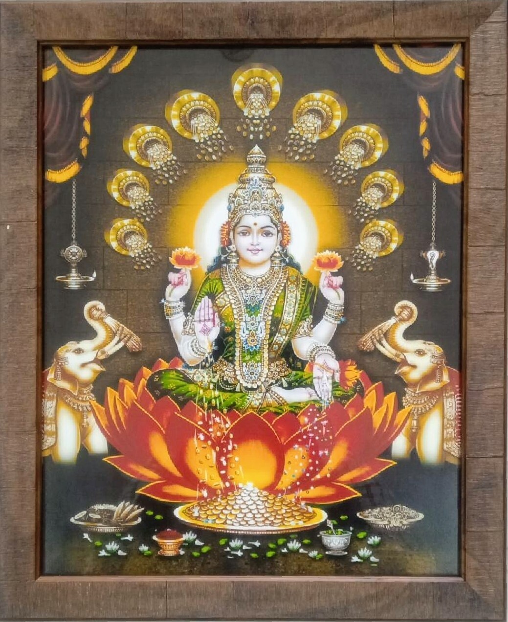 Goddess Lakshmi Devi Photo Frame