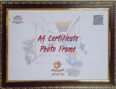 Certificate A4 Size Photoframe (Upload your certificate here)