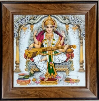 Goddess Saraswati Photo Frame