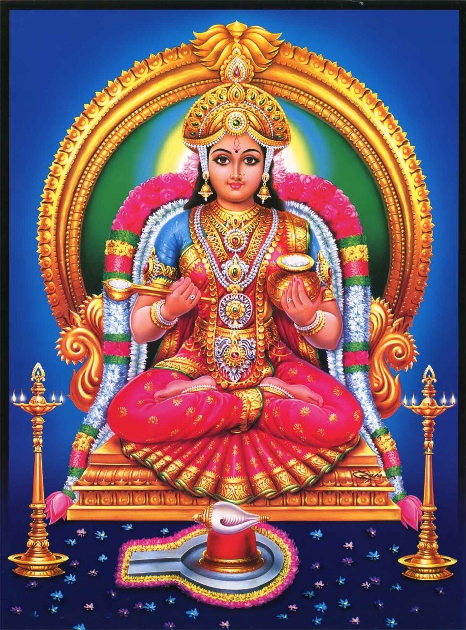 Goddess Annapurna Devi Photo Frame Goddess Annapurna Devi Photo Frame