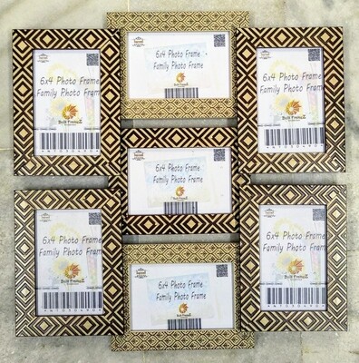 Collage Photo Frames 6 &quot; x 4 &quot; Size of 7 sets (Upload your Photos here)